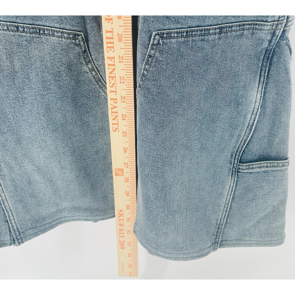 Rare Dovetail Workwear Womens‎ Denim Skirt Bib Sz 6 Carpenter Overalls R1034 - Picture 5 of 9